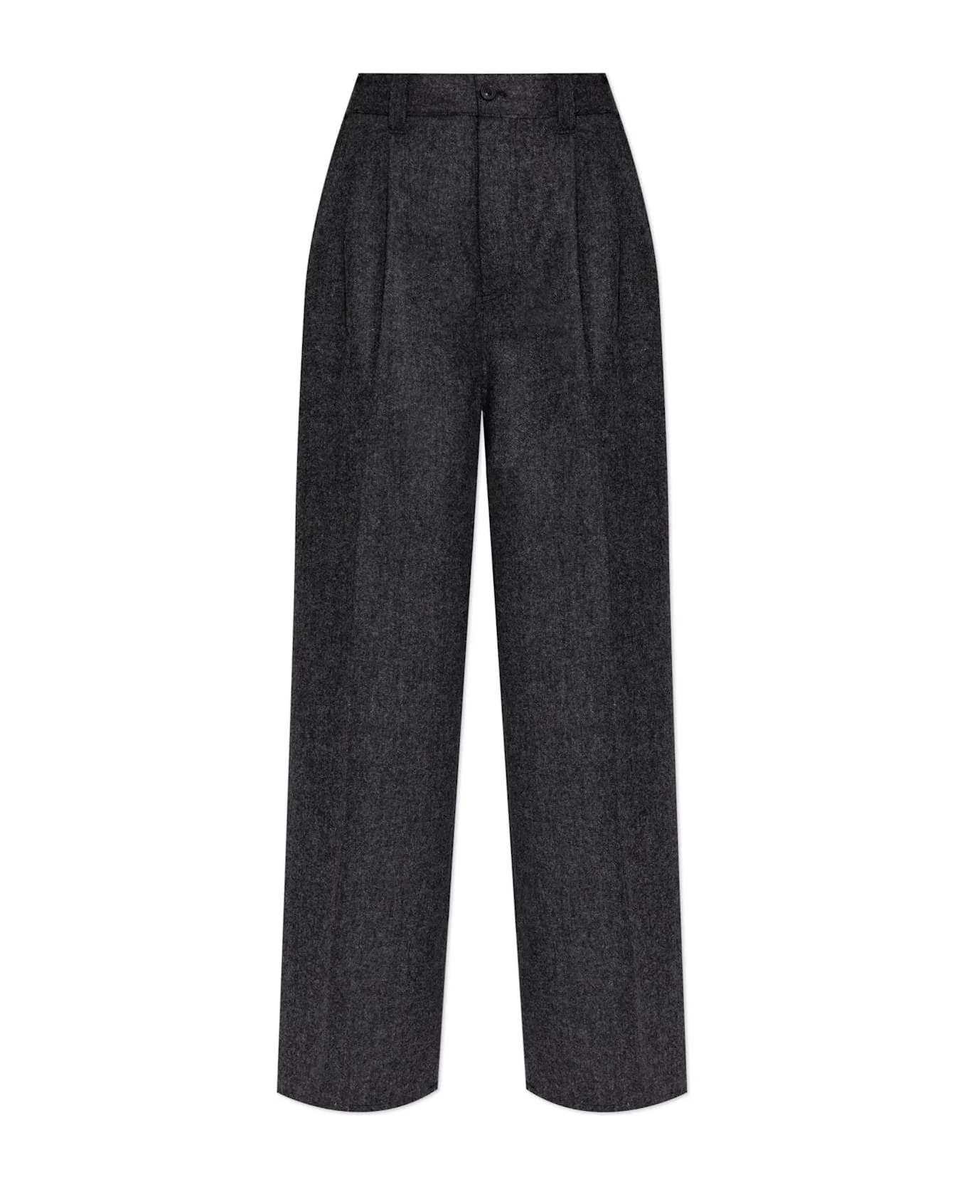 Maison Margiela Wool Trousers With Pleats - 1