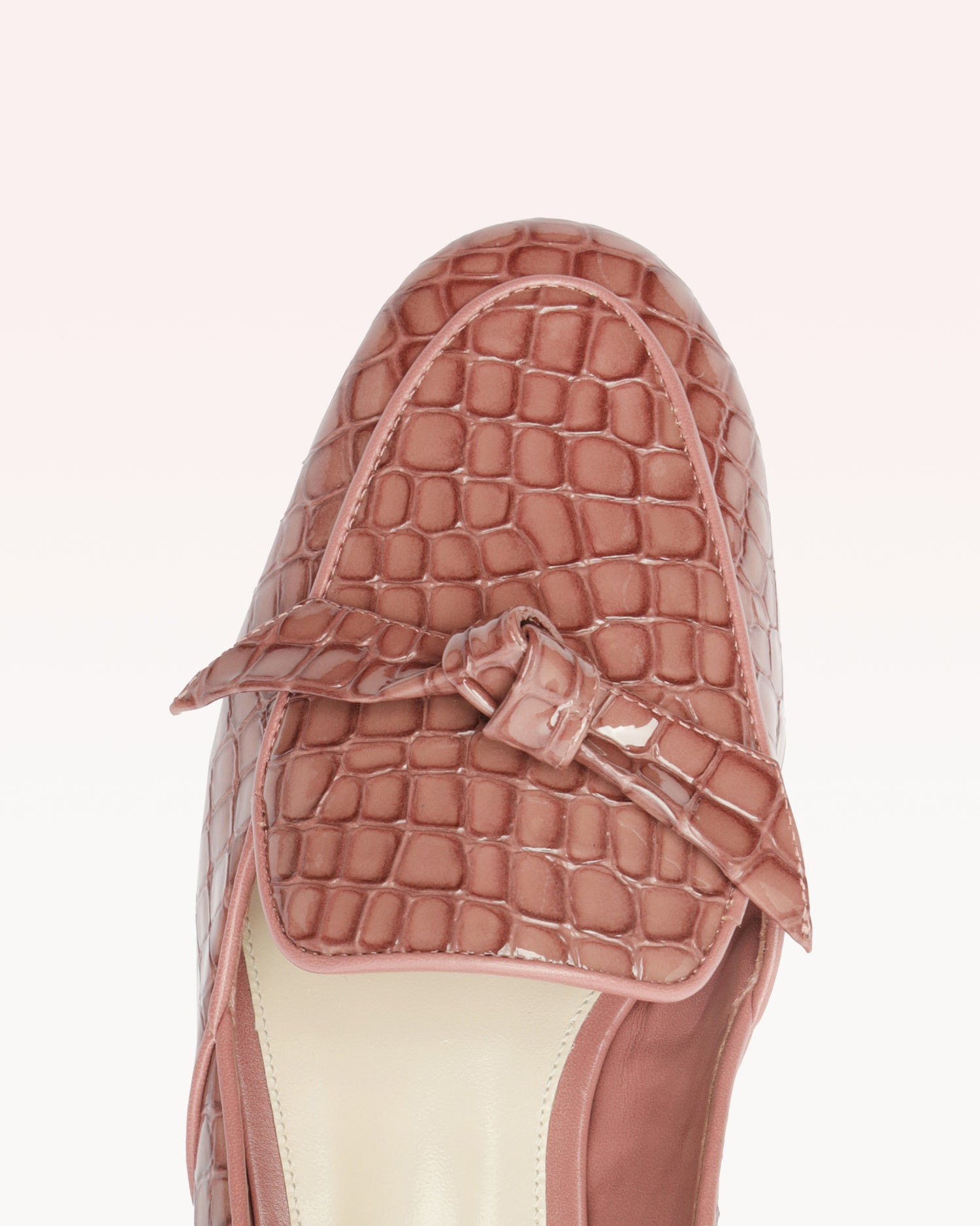 CLARITA BELGIAN CROCCO LOAFER CLAY - 5