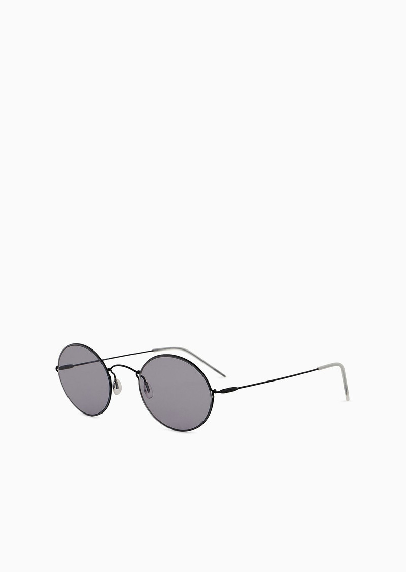 GIORGIO ARMANI Unisex oval sunglasses outlook