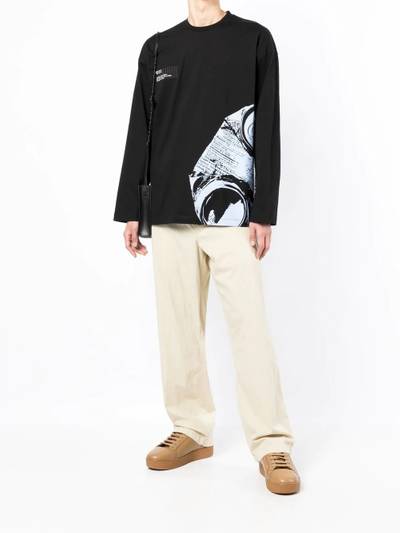 OAMC graphic print long-sleeve top outlook