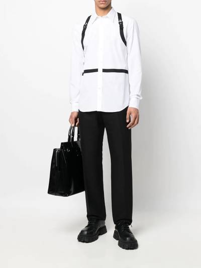 Alexander McQueen harness-detail long-sleeve shirt outlook