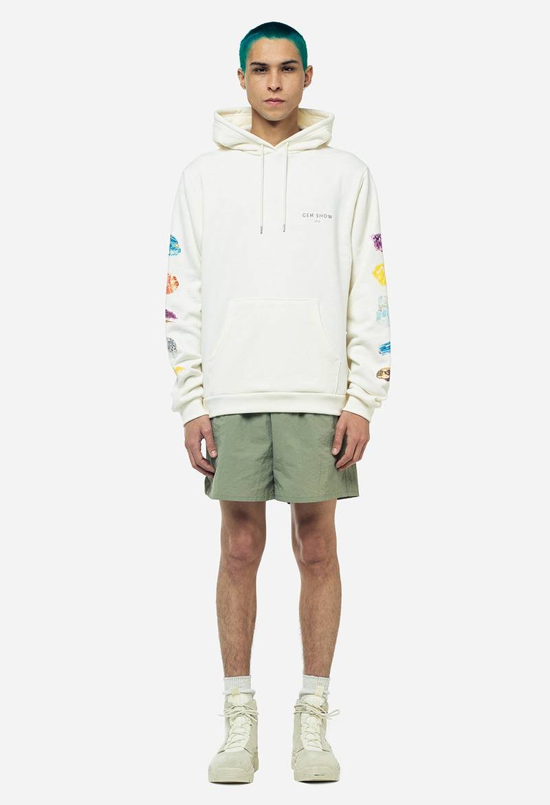 John Elliott GEM SHOW BEACH HOODIE outlook