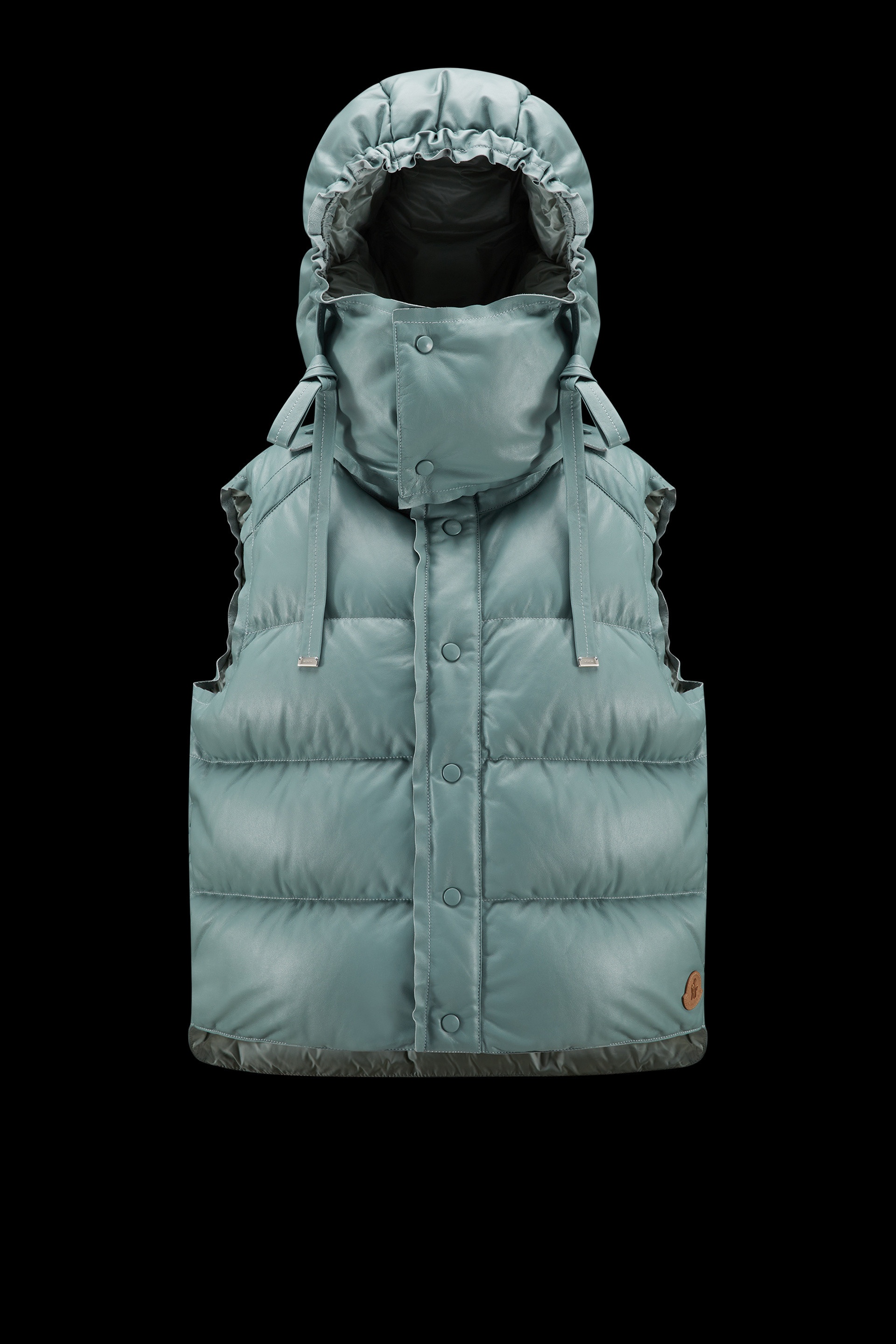 Nouri Leather Down Vest - 1