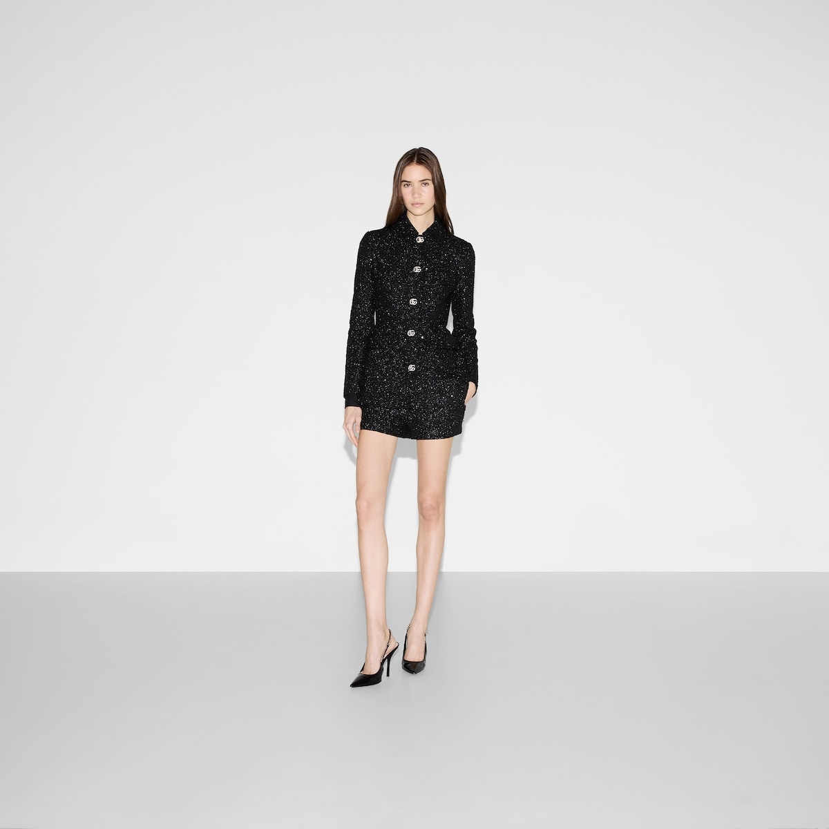 Sequined lamé tweed jacket - 2