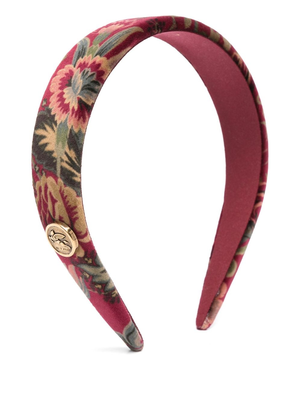 floral-print headband - 1