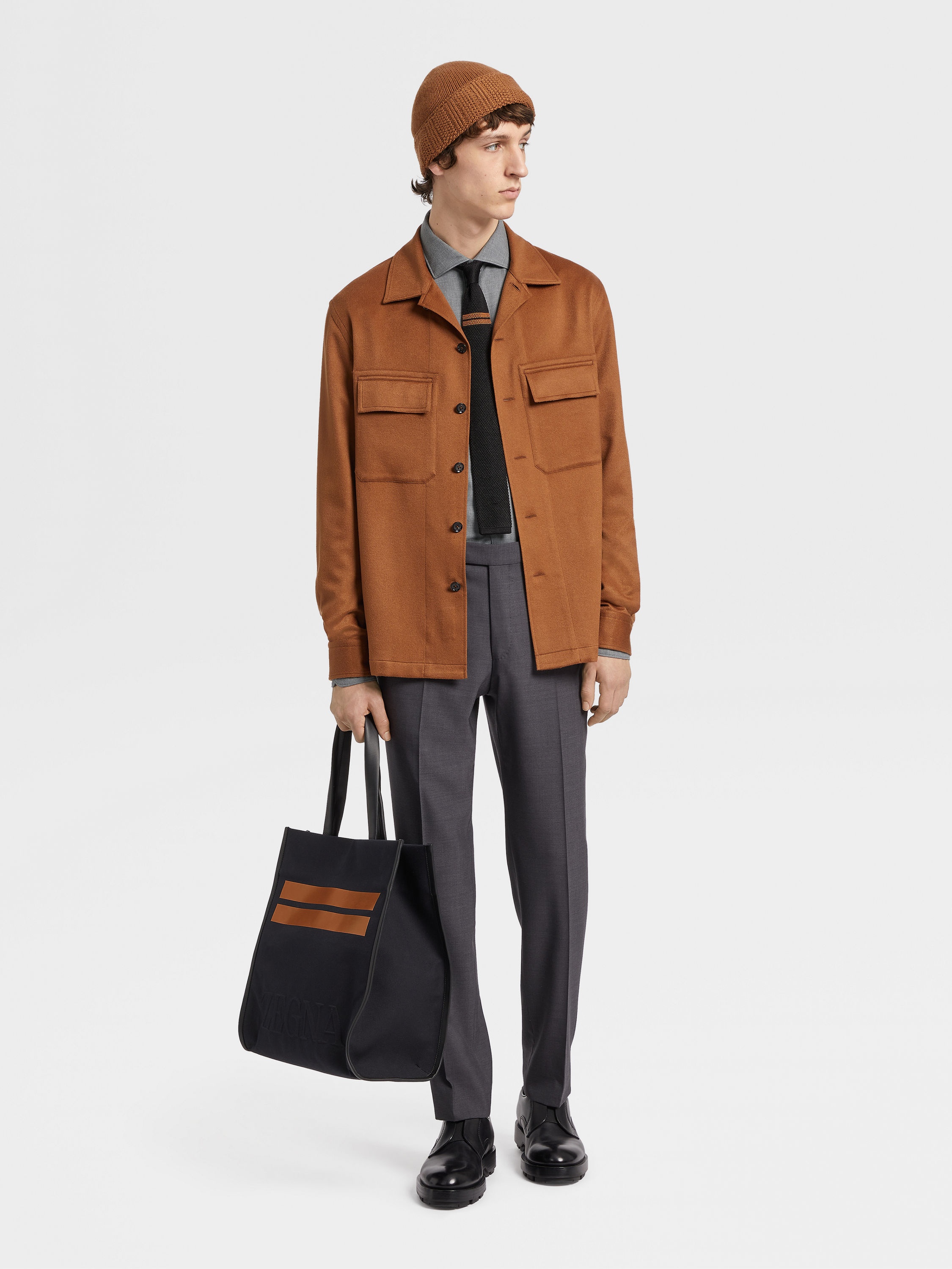 DARK GREY HIGH PERFORMANCE™ WOOL PANTS - 5