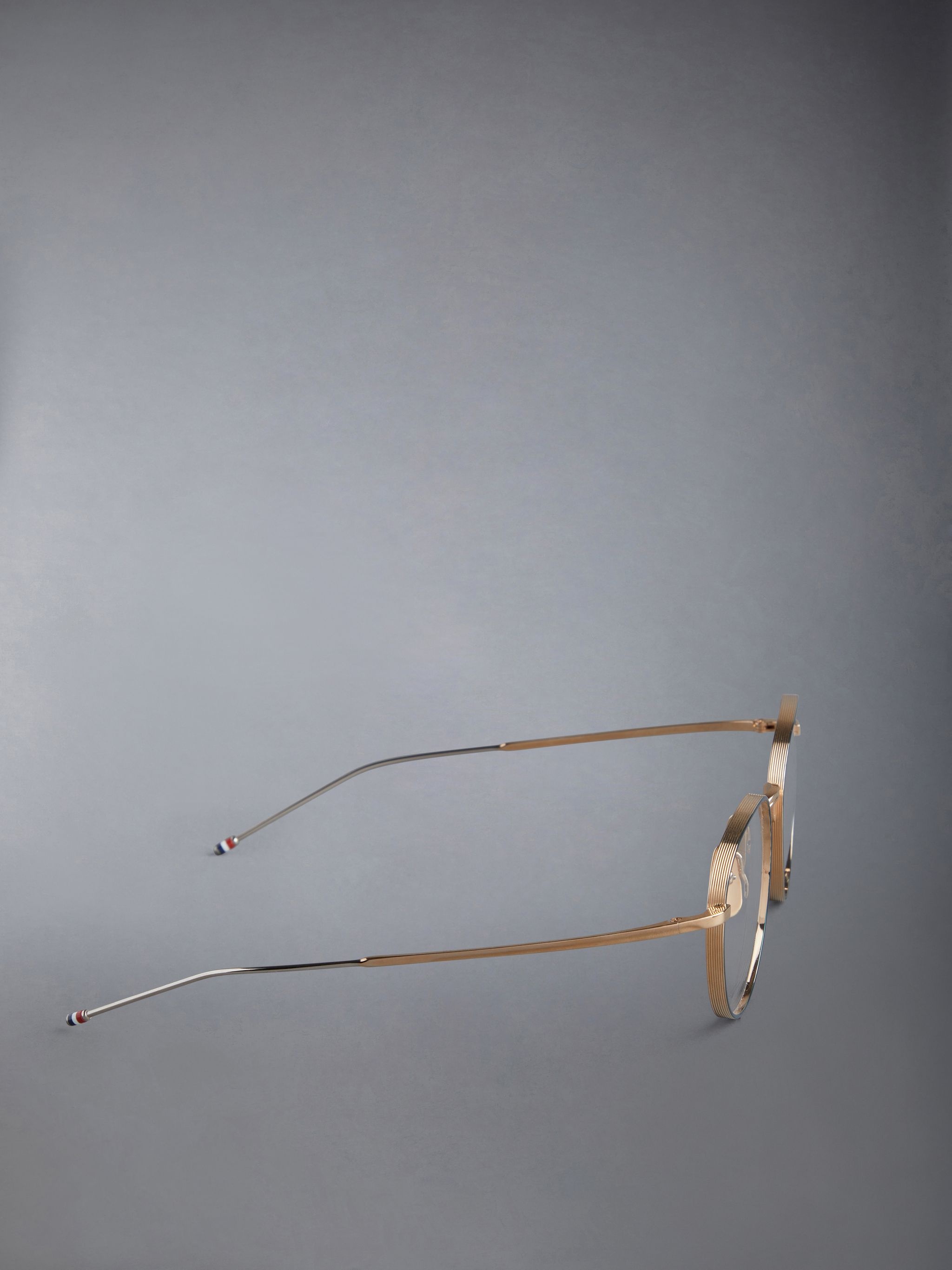 ROUND EYEGLASSES IN ACETATE AND TITANIUM - 4
