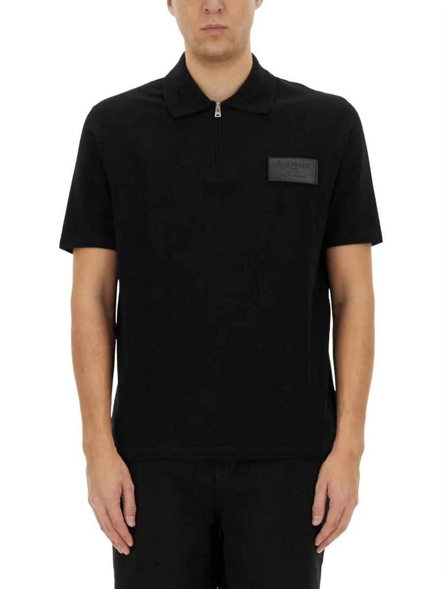 Balmain Polo With Logo - 1