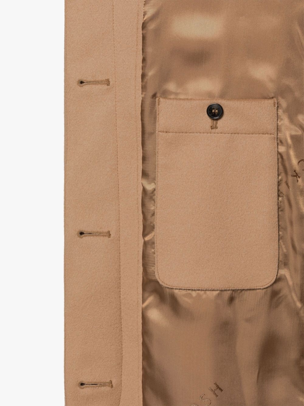 JEAN CAMEL STORM SYSTEM WOOL COAT - 6