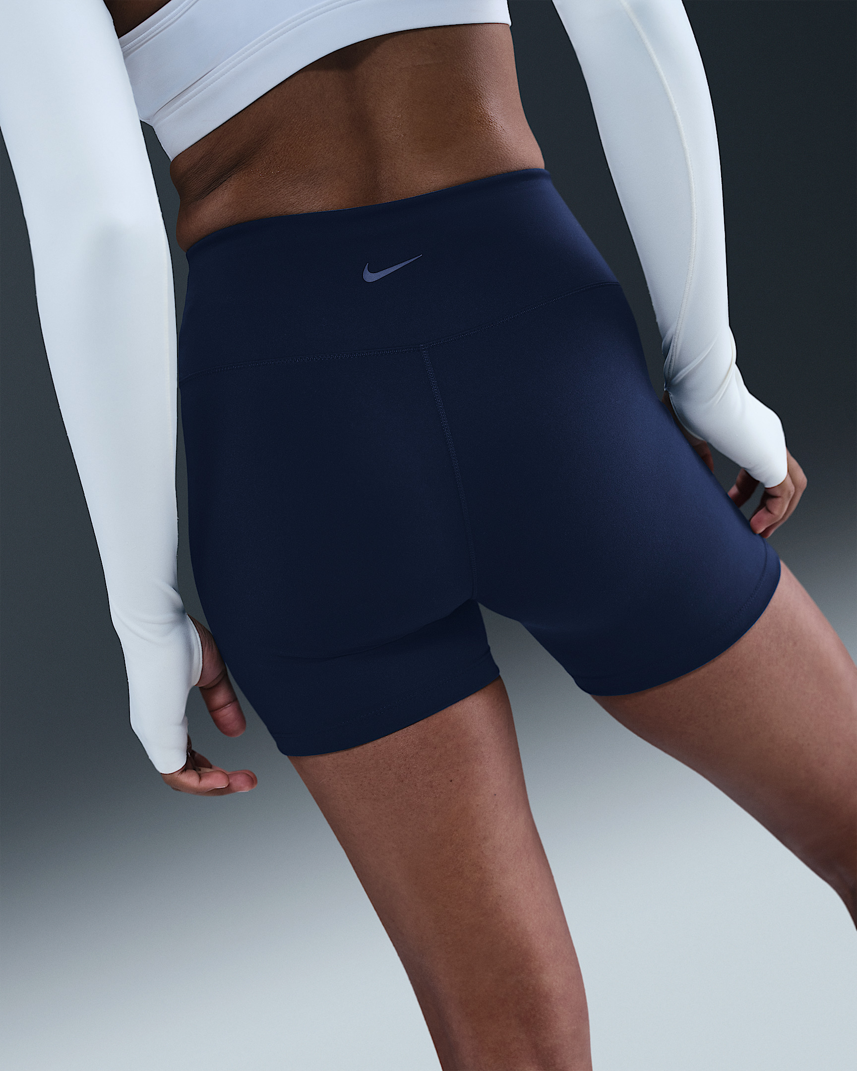 Nike One Women's High-Waisted 5" Biker Shorts - 3