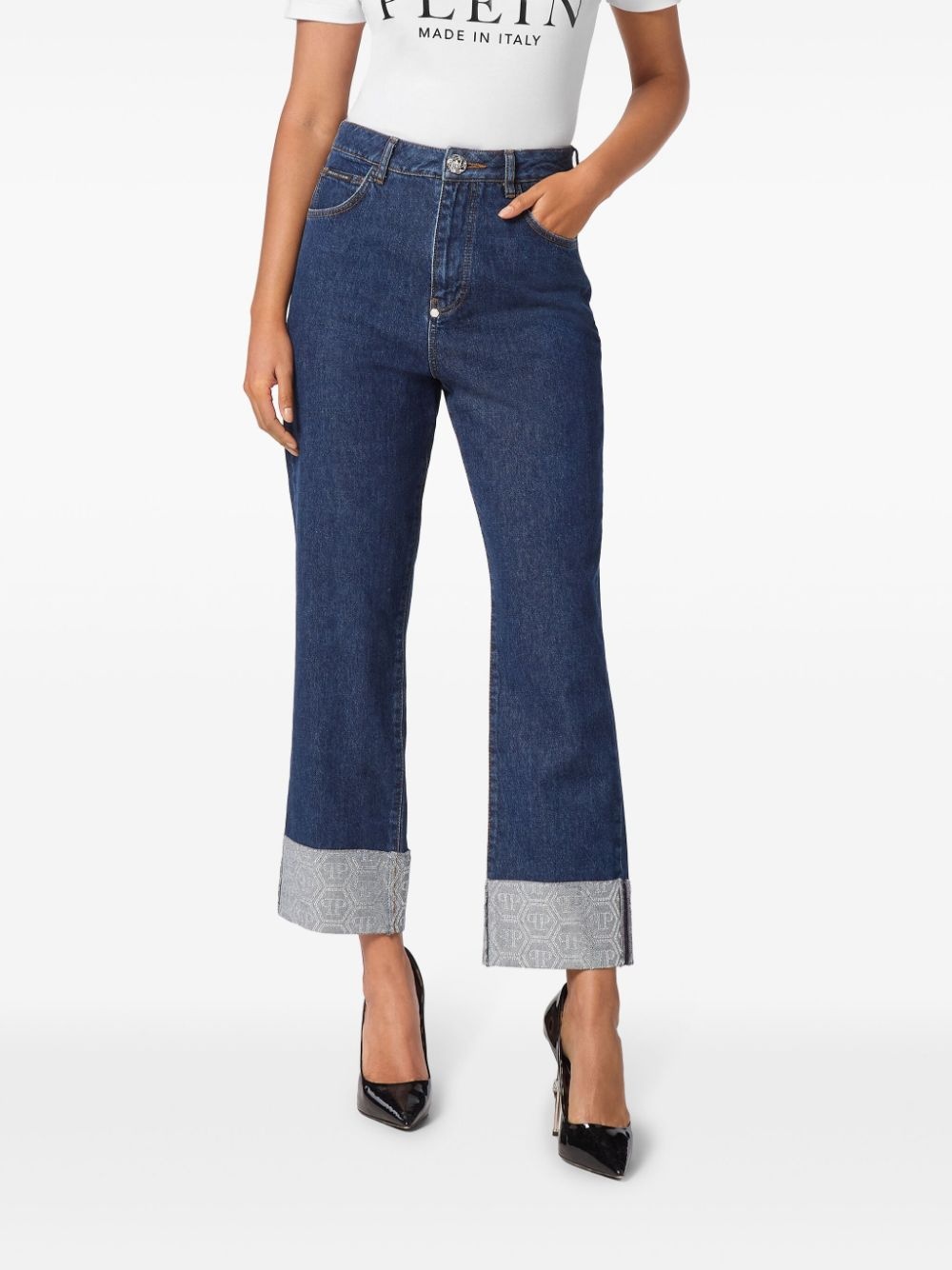 monogram loose-fit jeans - 3