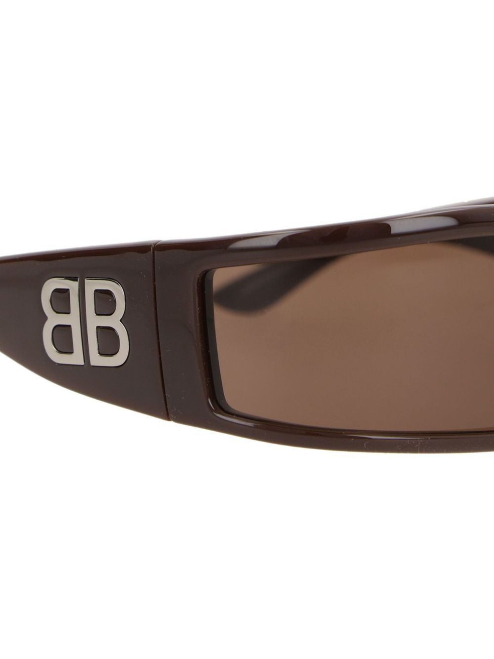 BB-logo rectangle sunglasses - 3