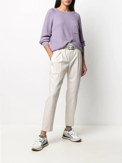 Brunello Cucinelli slouched long-sleeve jumper outlook