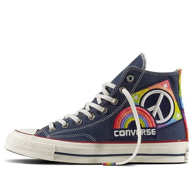 가로 척 테일러 All Star 1970s High Top 1st Pride Parade 'Blue'158419C - 1