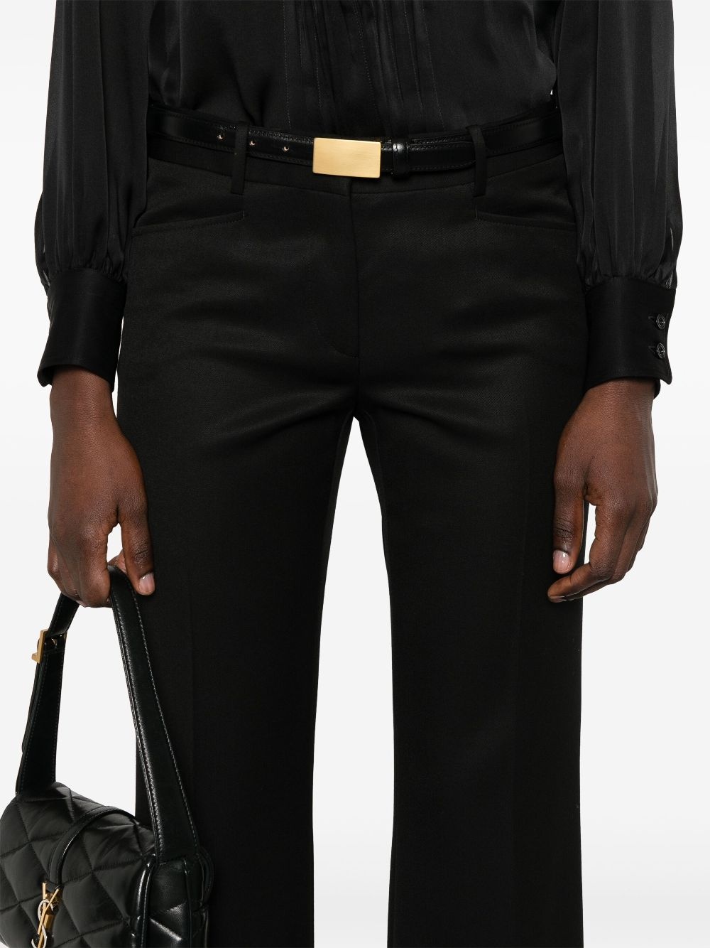 wool tailored trousers - 5