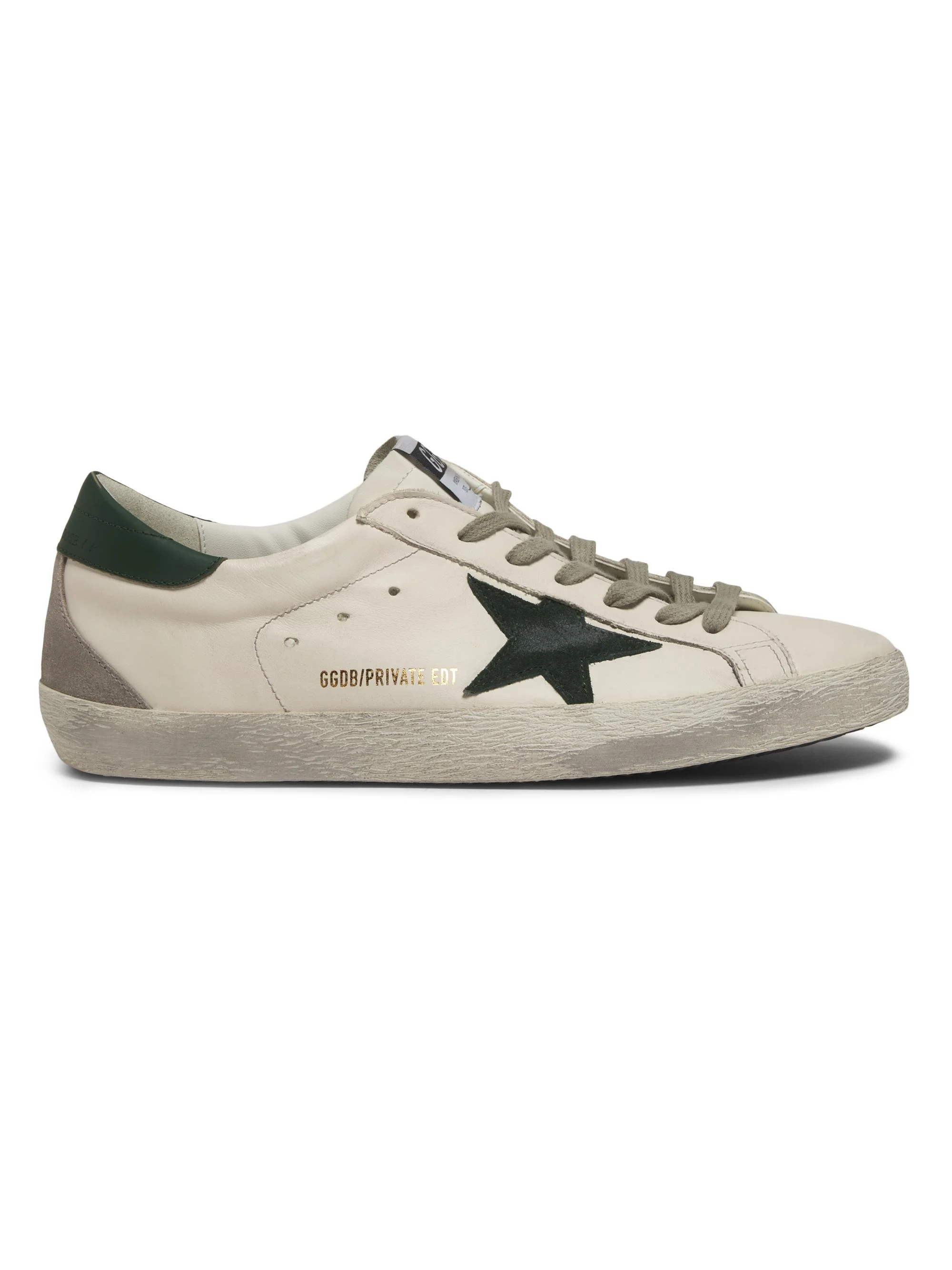 Unisex Superstar Low-Top Sneakers - White Green - 1