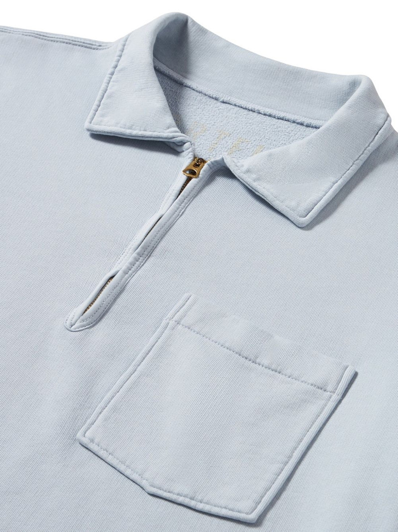 Yalep zip pocket long-sleeves polo shirt 3