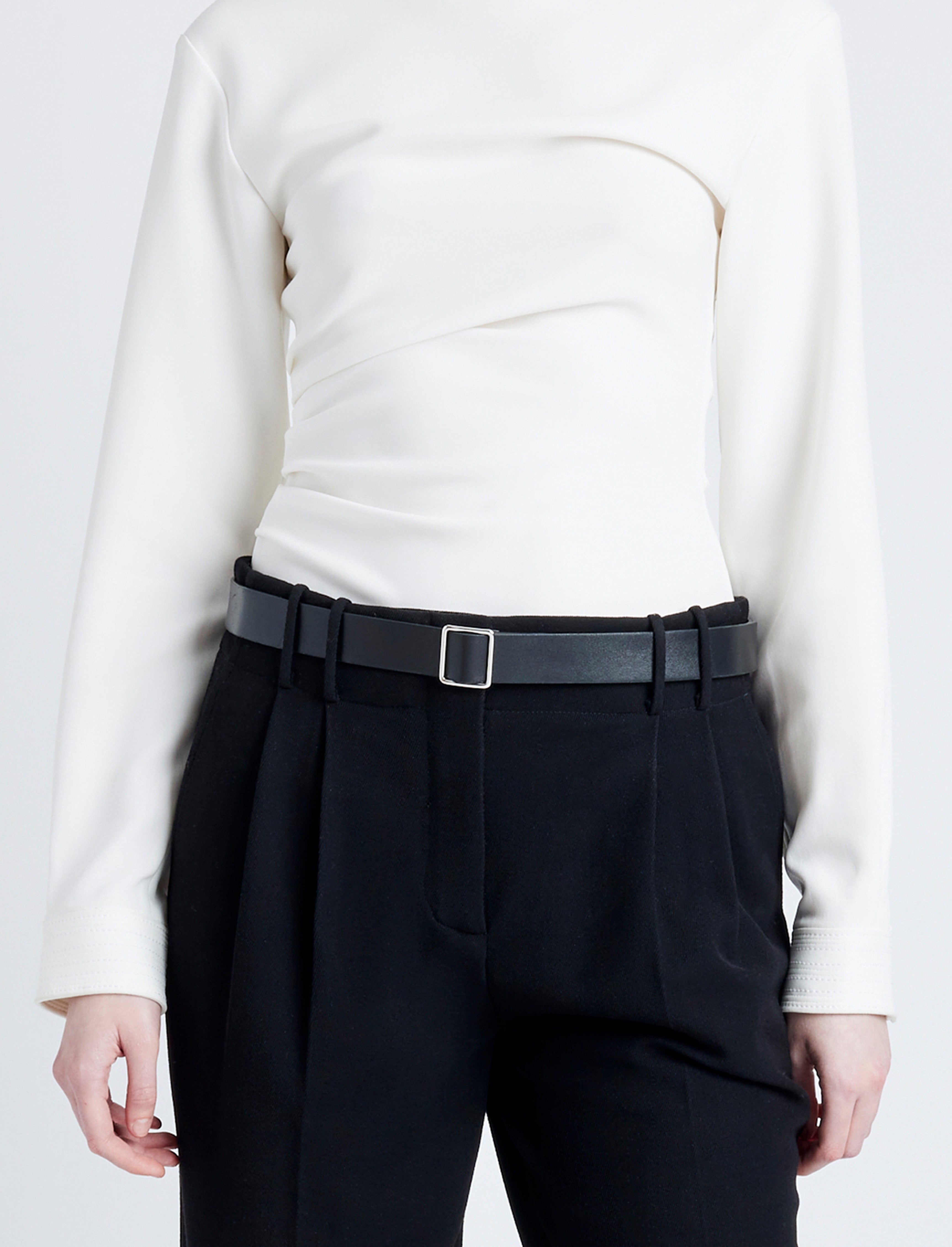 Uma Pants in Melange Twill Suiting - 5