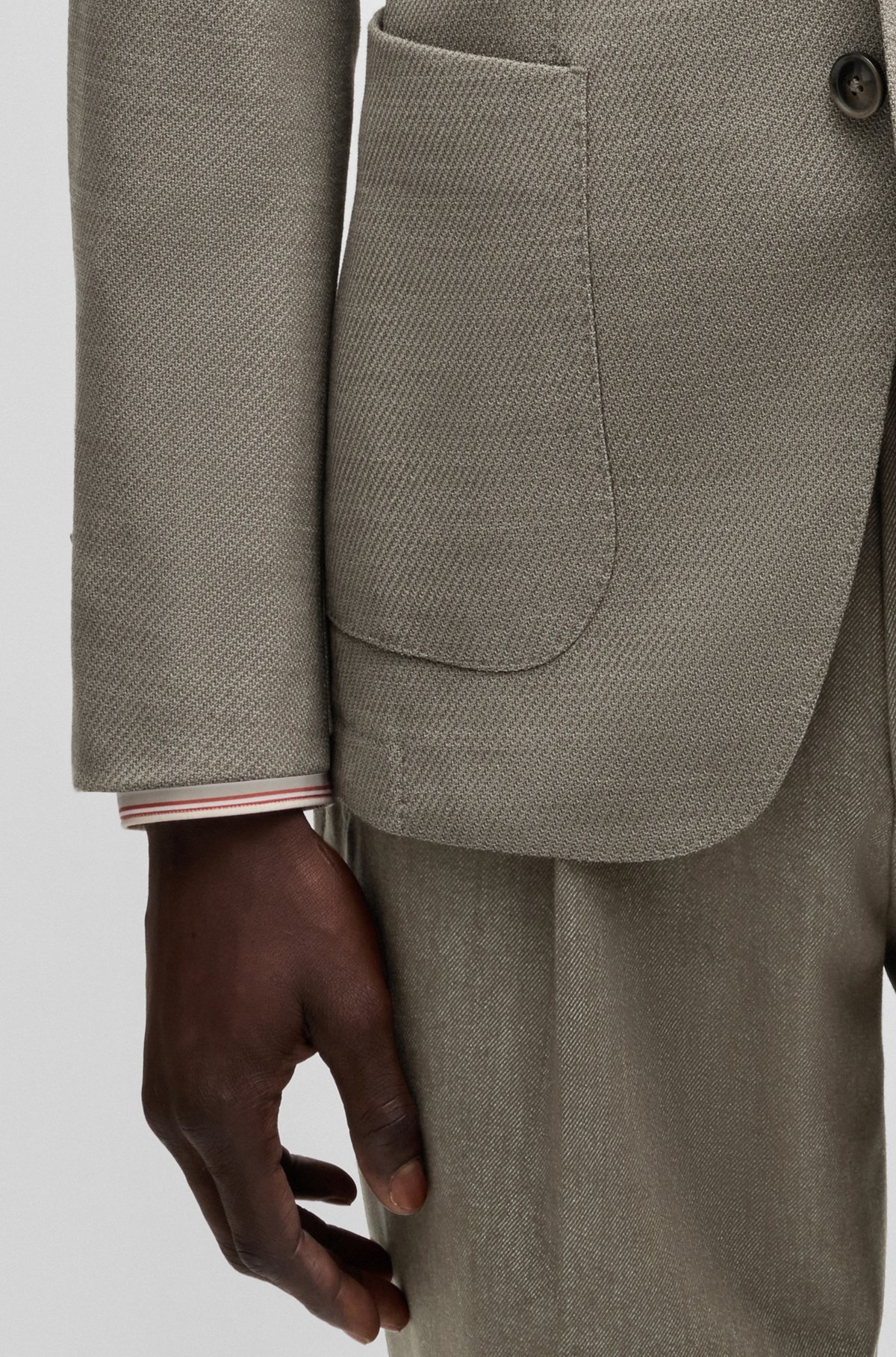 SLIM-FIT BLAZER IN PERFORMANCE-STRETCH WOOL - 6