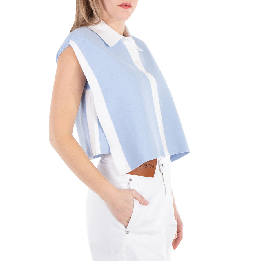 JW Anderson Contrast Striped Polo Vest - 2