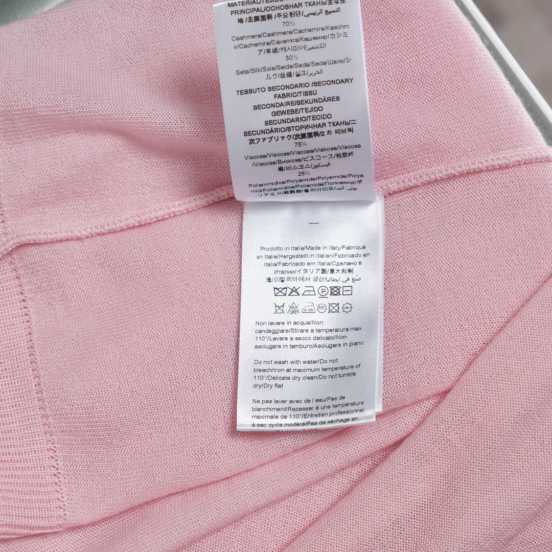 Cashmere Silk Knit Top - 4