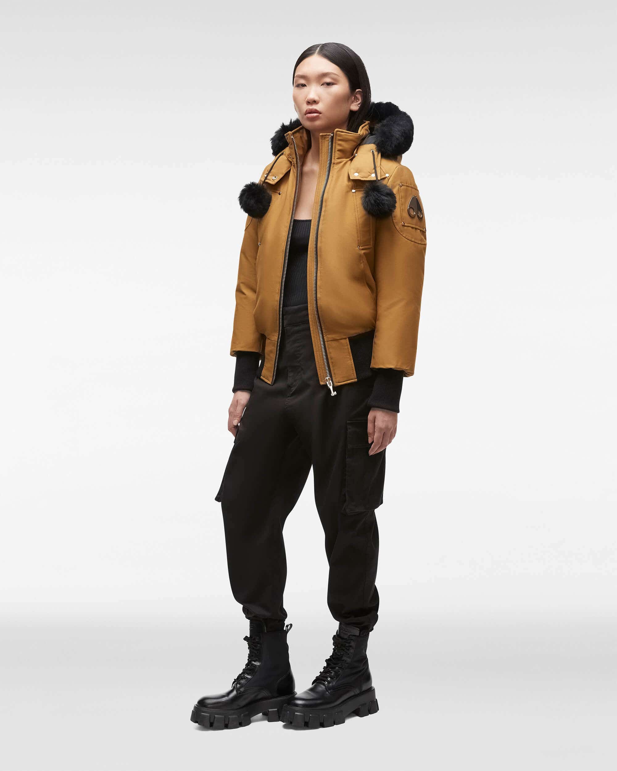 ORGINAL DEBBIE SHEARLING BOMBER JACKET - 8