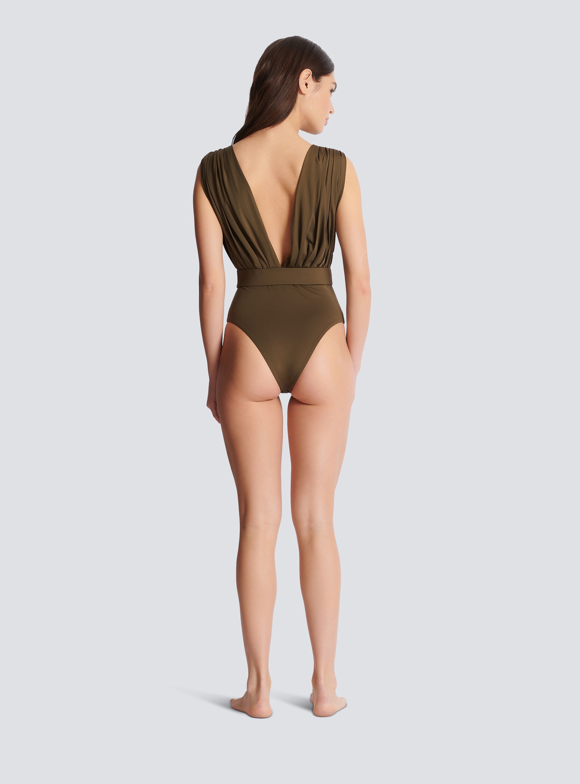 Draped swimsuit - 4