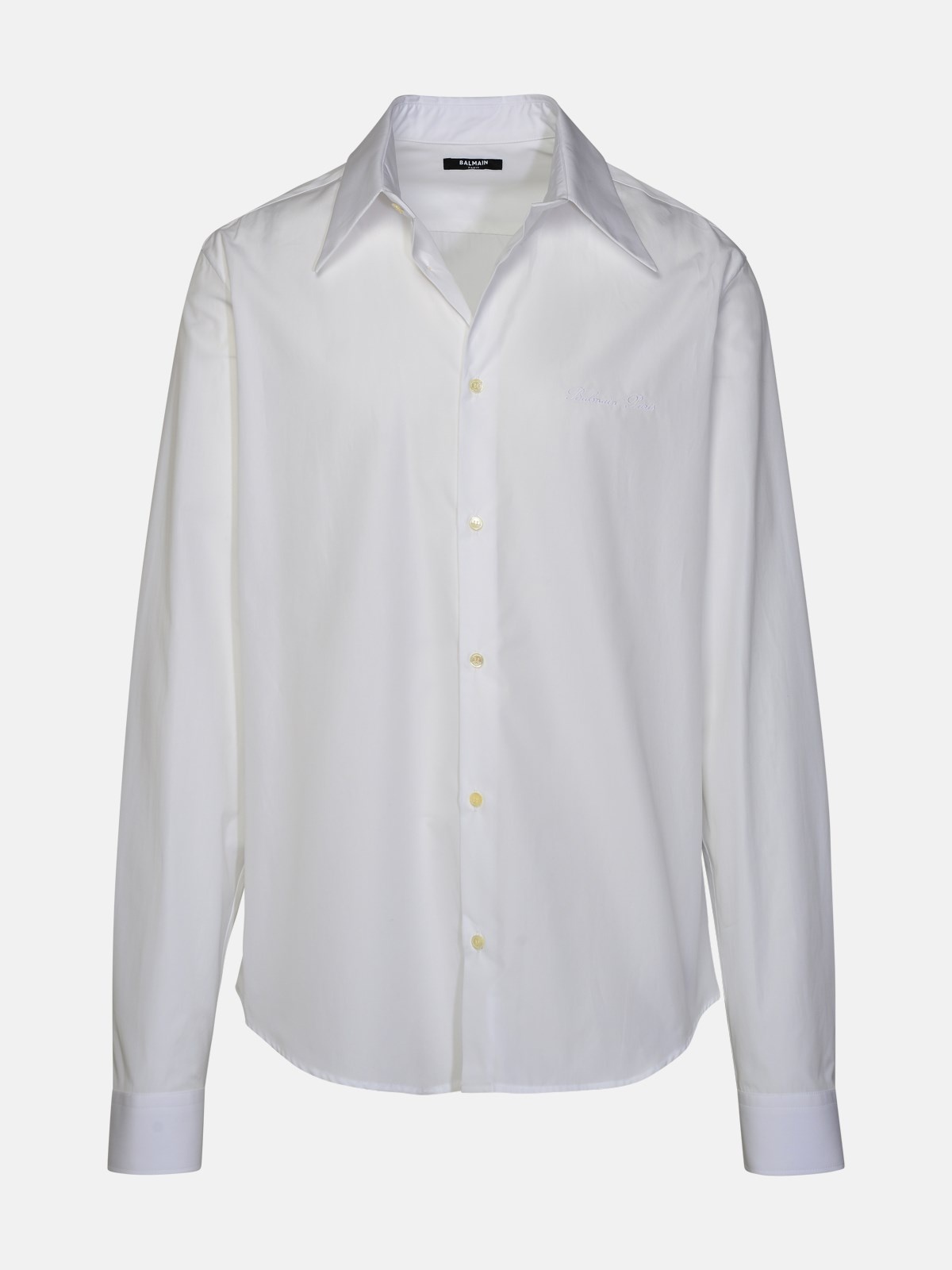 WHITE COTTON SHIRT - 1