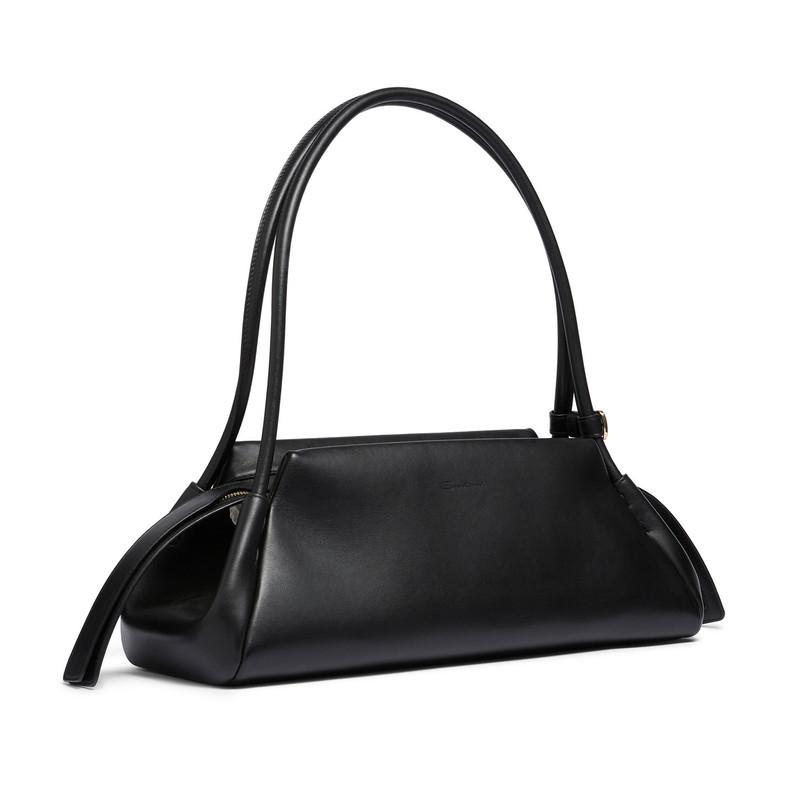 Black leather shoulder bag 3