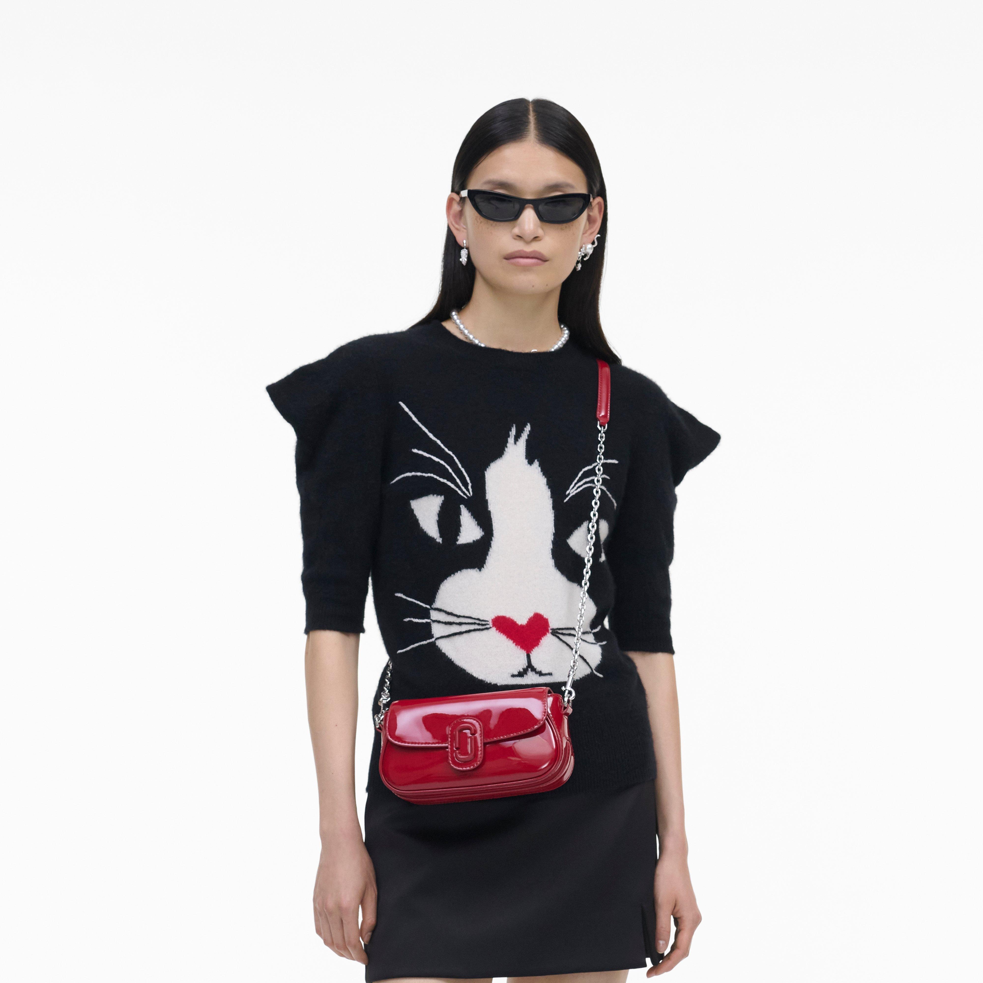 THE PATENT LEATHER CLOVER SHOULDER BAG - 8