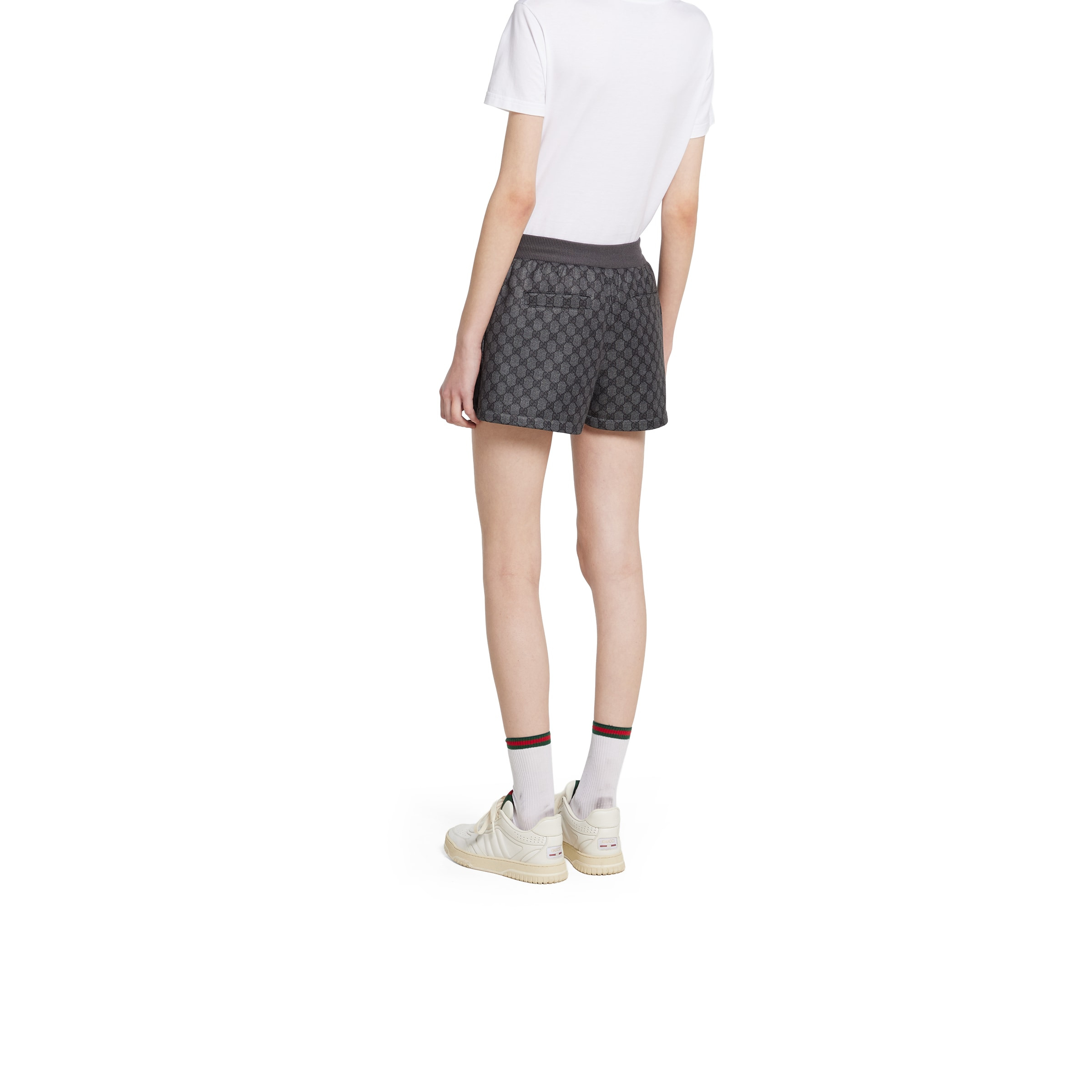 Printed technical jersey shorts - 4