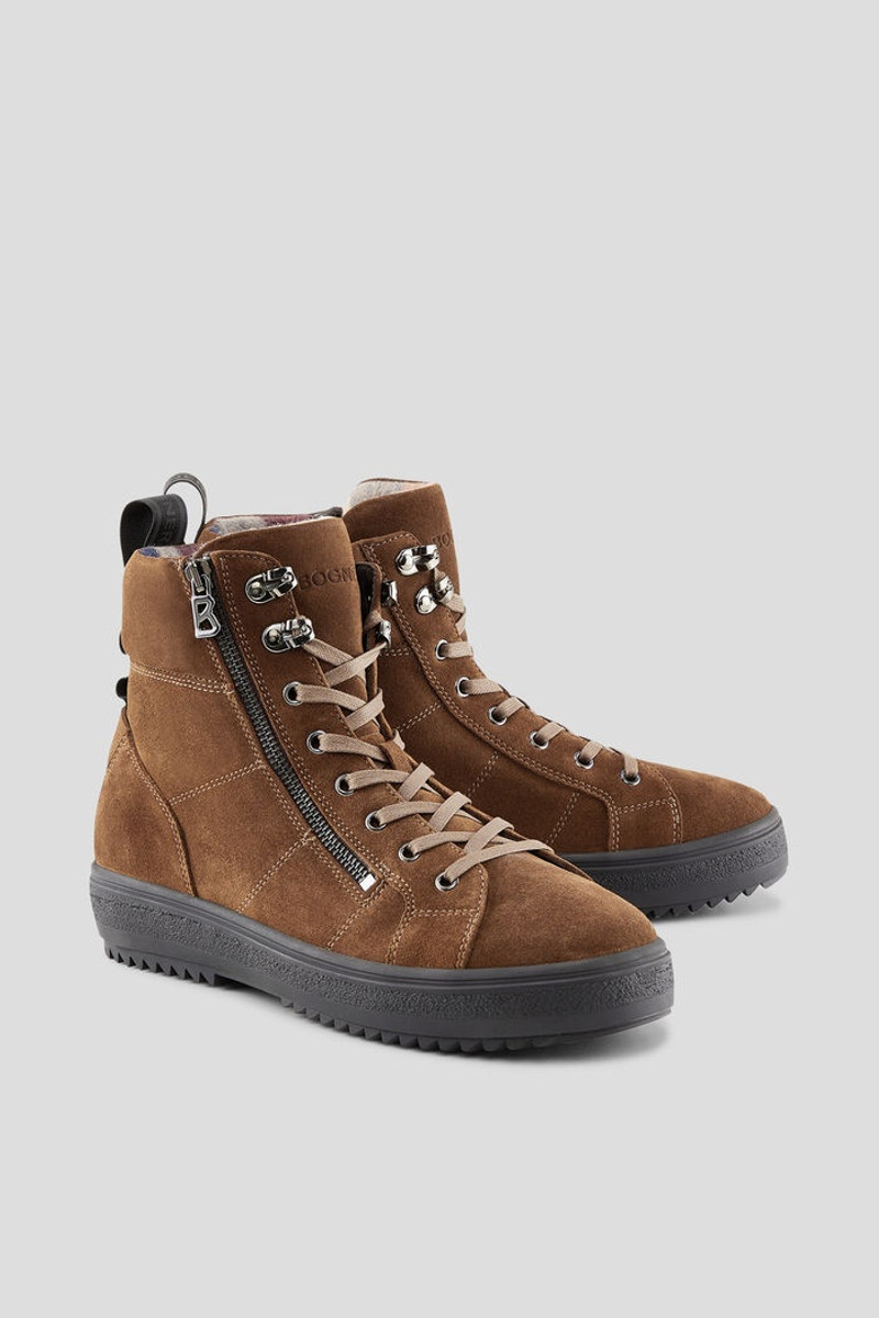 Anchorage High-top sneakers with spikes in Cognac 3