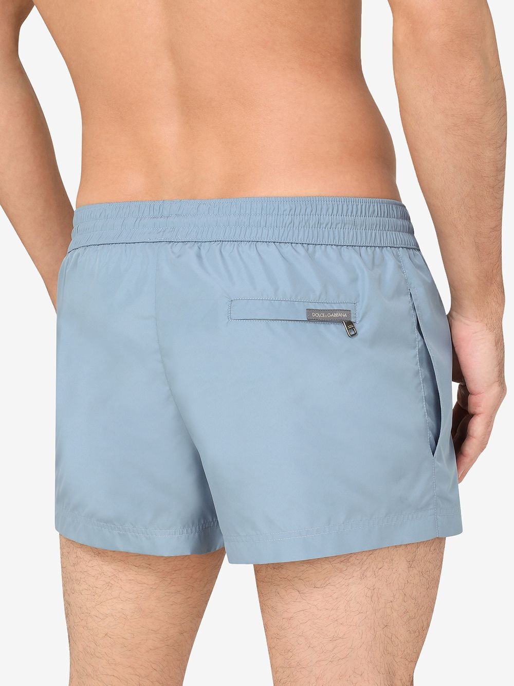 logo patch swim shorts - 3