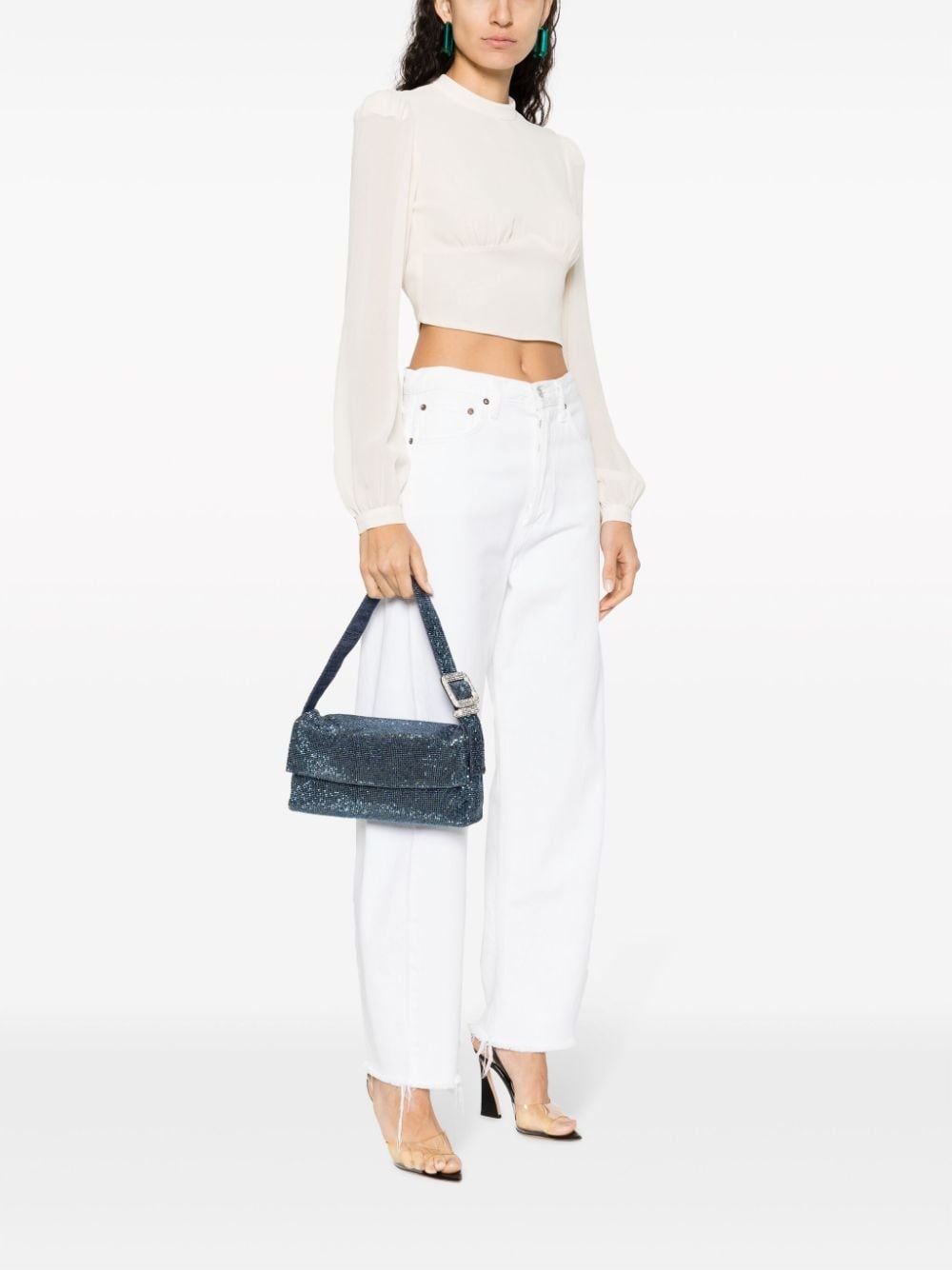 Vittissima rhinestone-embellished shoulder bag - 2