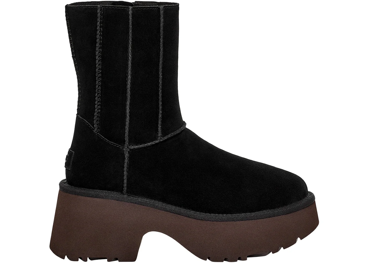 UGG Classic Twin Seam New Heights Boot Black (Women's) - 1