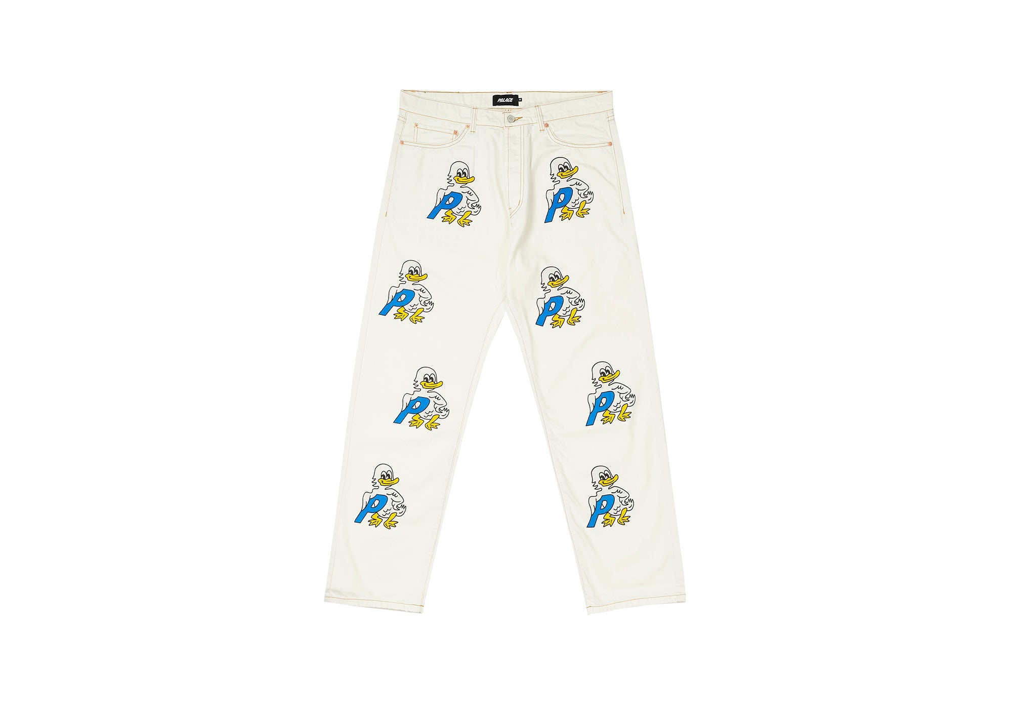 DUCKS BAGGIES JEAN WHITE - 1