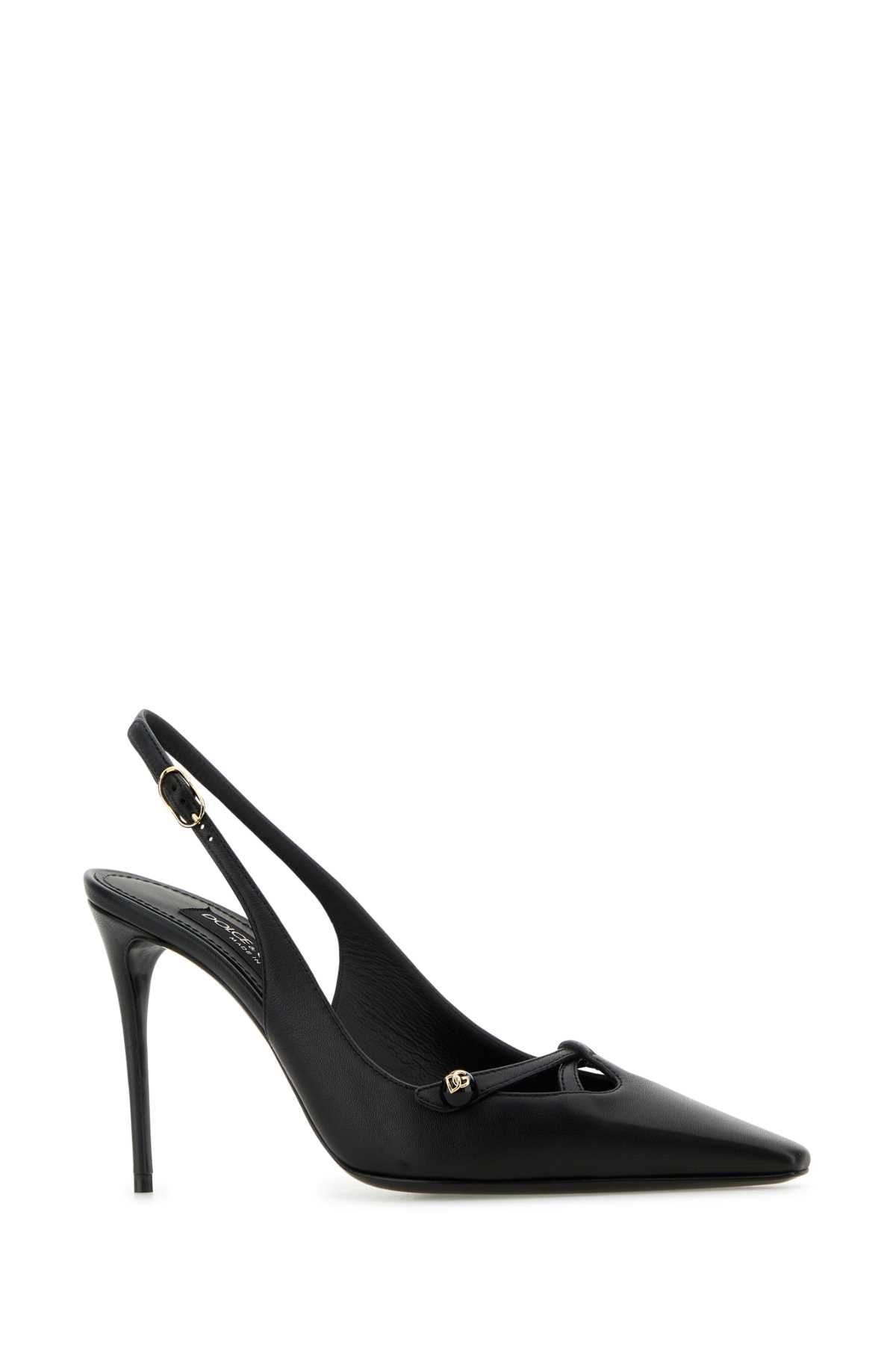 Dolce & Gabbana Women Black Leather Pumps - 2