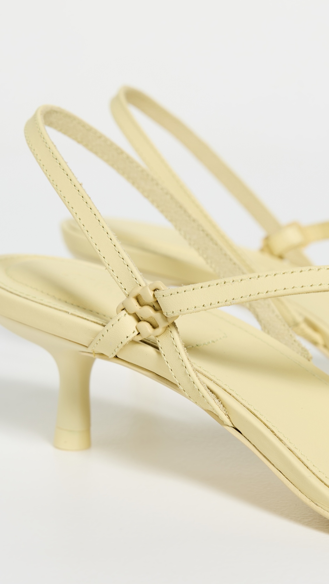 Cedonia Simkhai Logo Stud Strappy Kitten Heel Sandals - 5