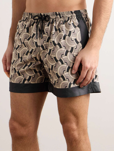 Dries Van Noten Straight-Leg Mid-Length Printed Swim Shorts outlook