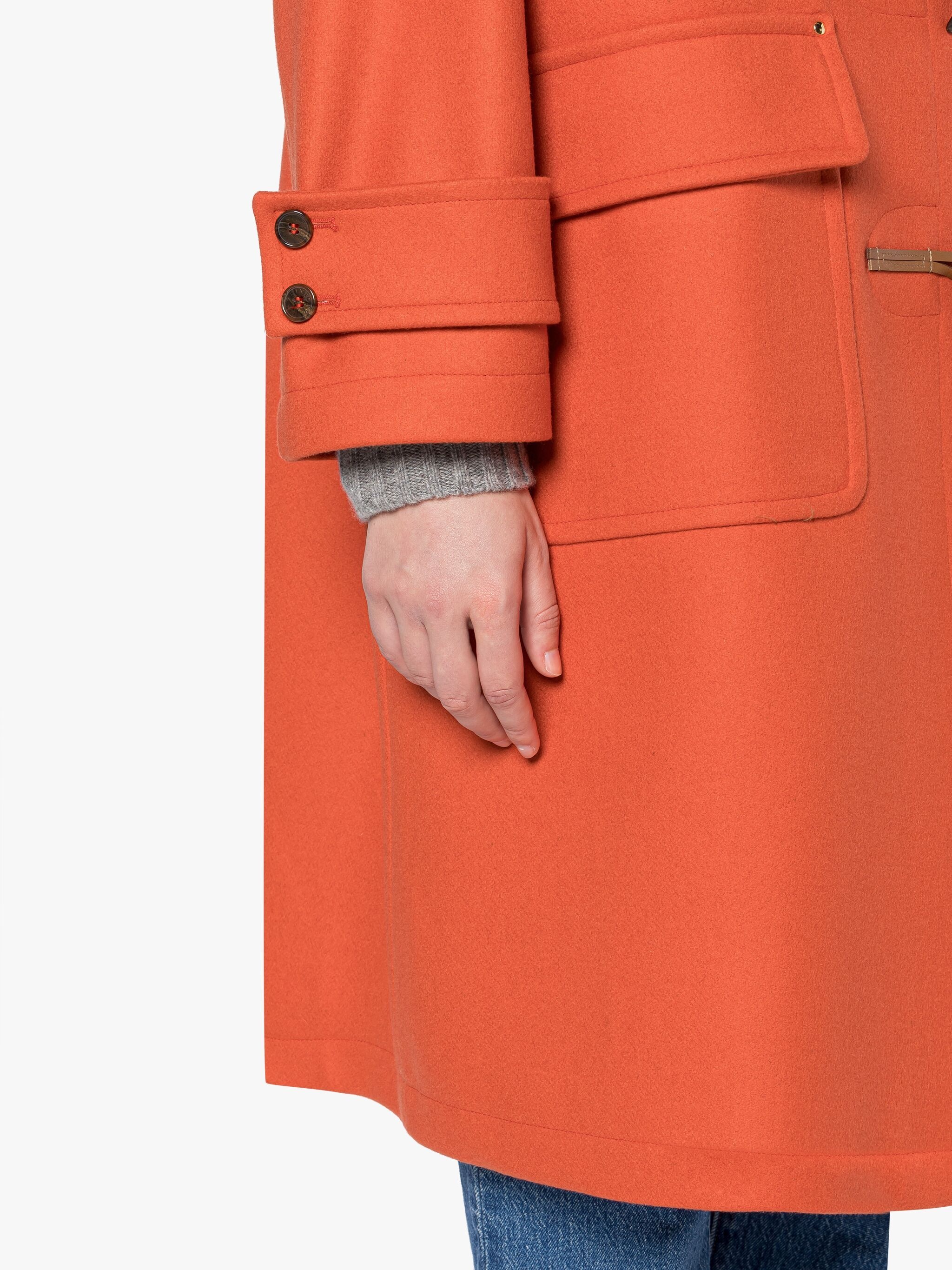 HUMBIE JAFFA WOOL DUFFLE COAT - 6