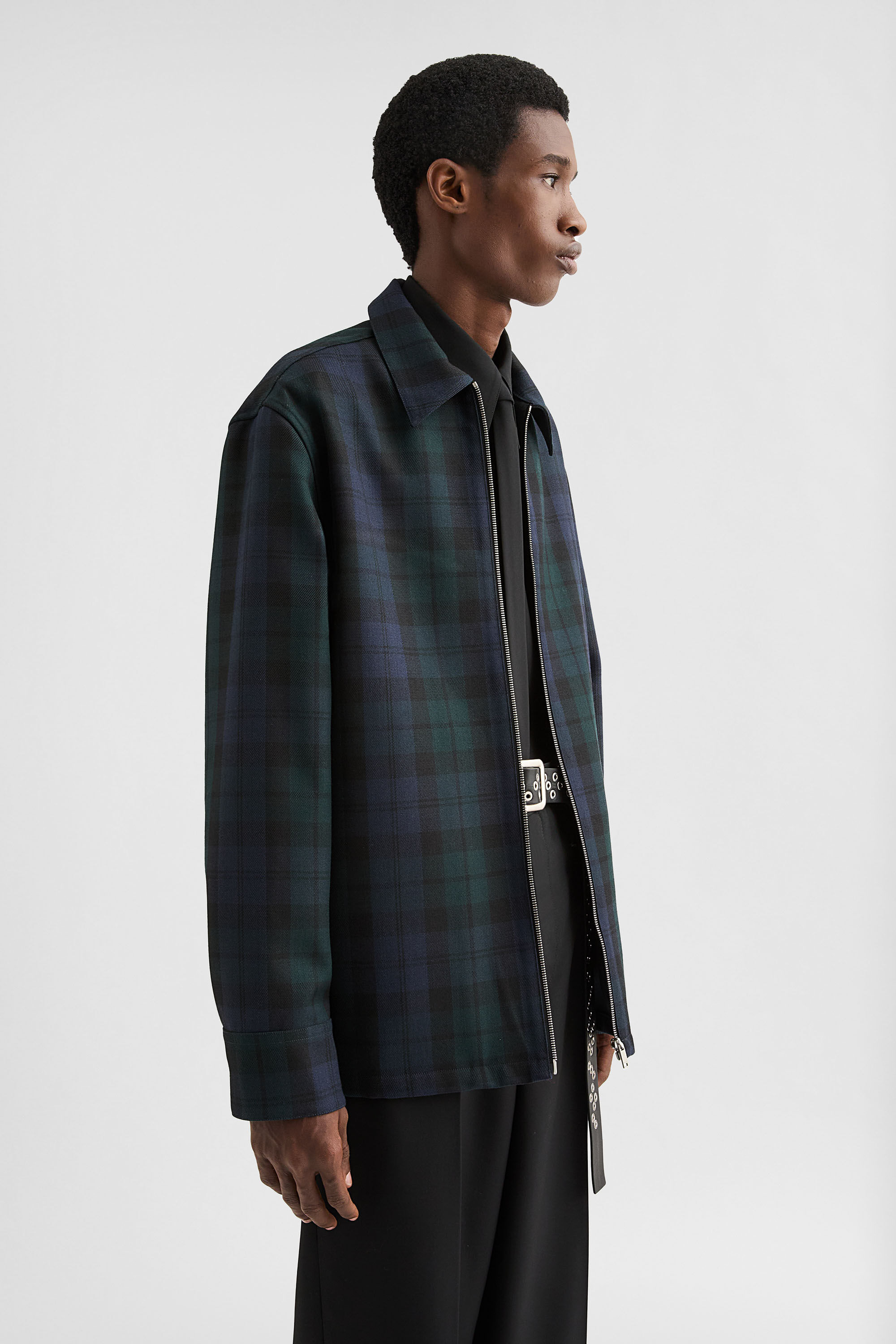 Wool Zip-Up Shirt - 6