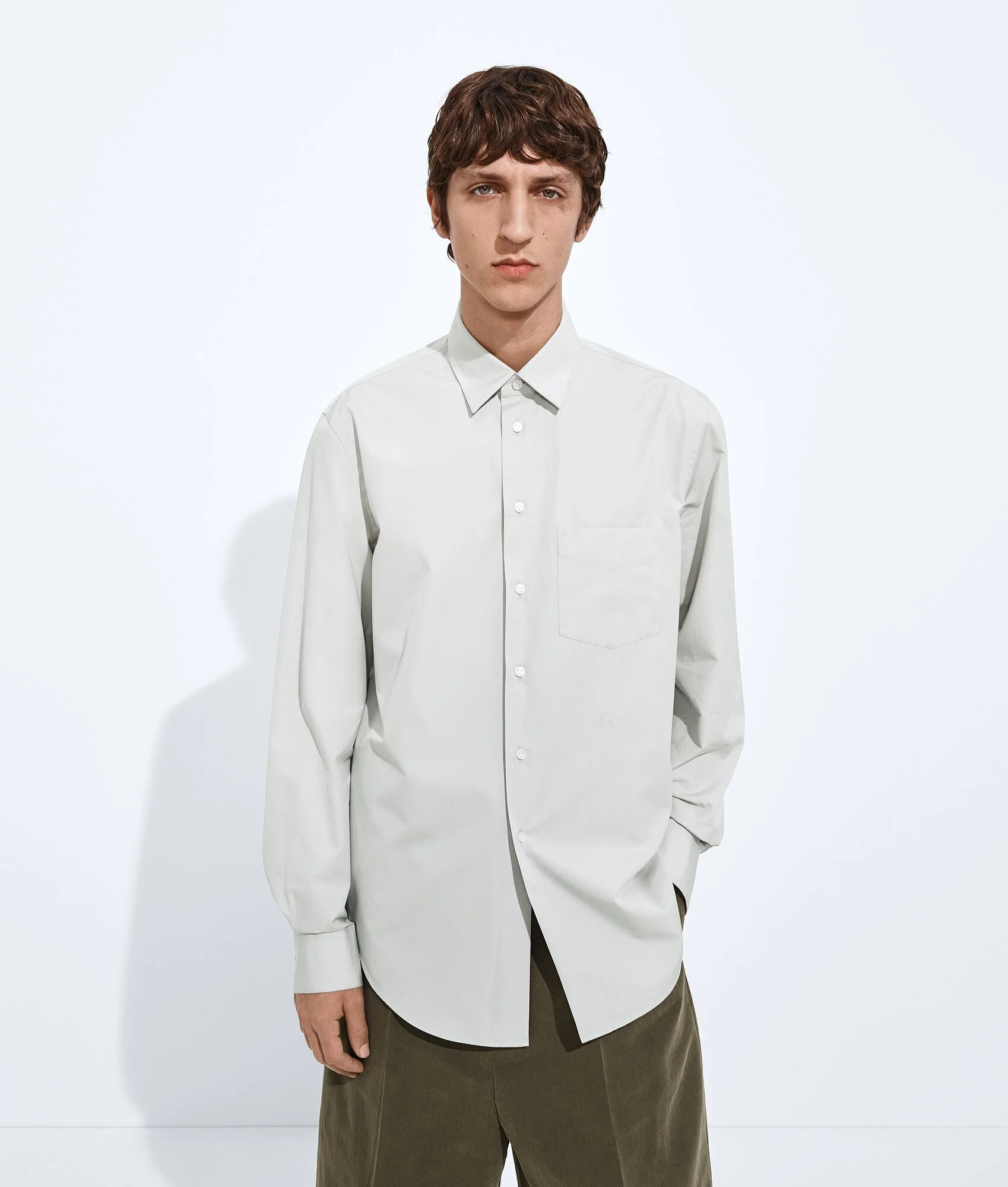 Cotton Poplin Shirt - 1