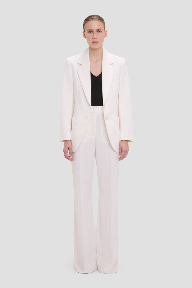 Victoria Beckham Katherine Jacket In Ivory outlook