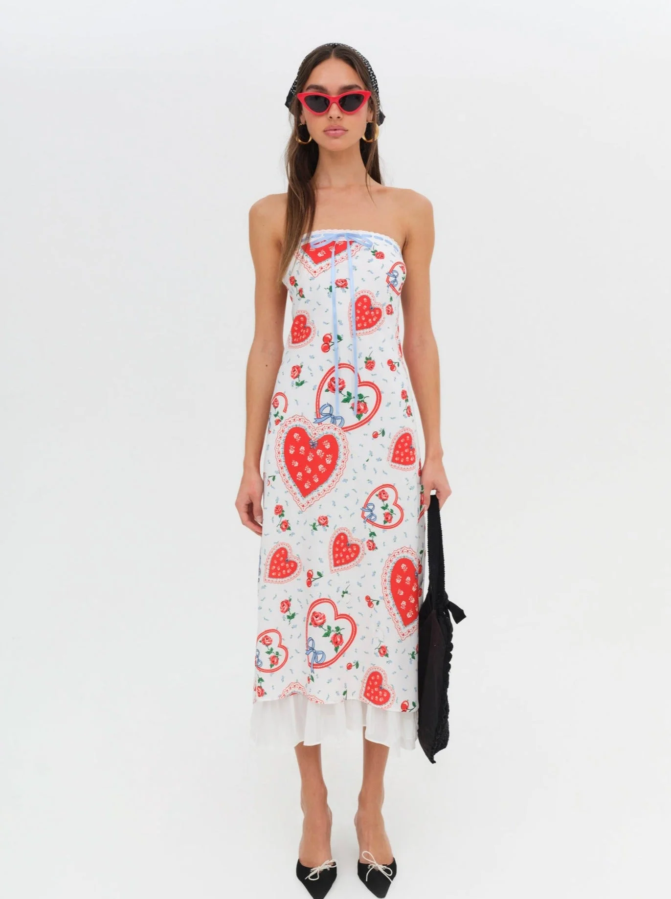Daisy Mae Strapless Midi Dress - 1