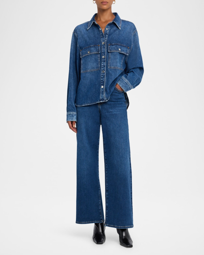 FRAME Le Slim Palazzo Jeans outlook