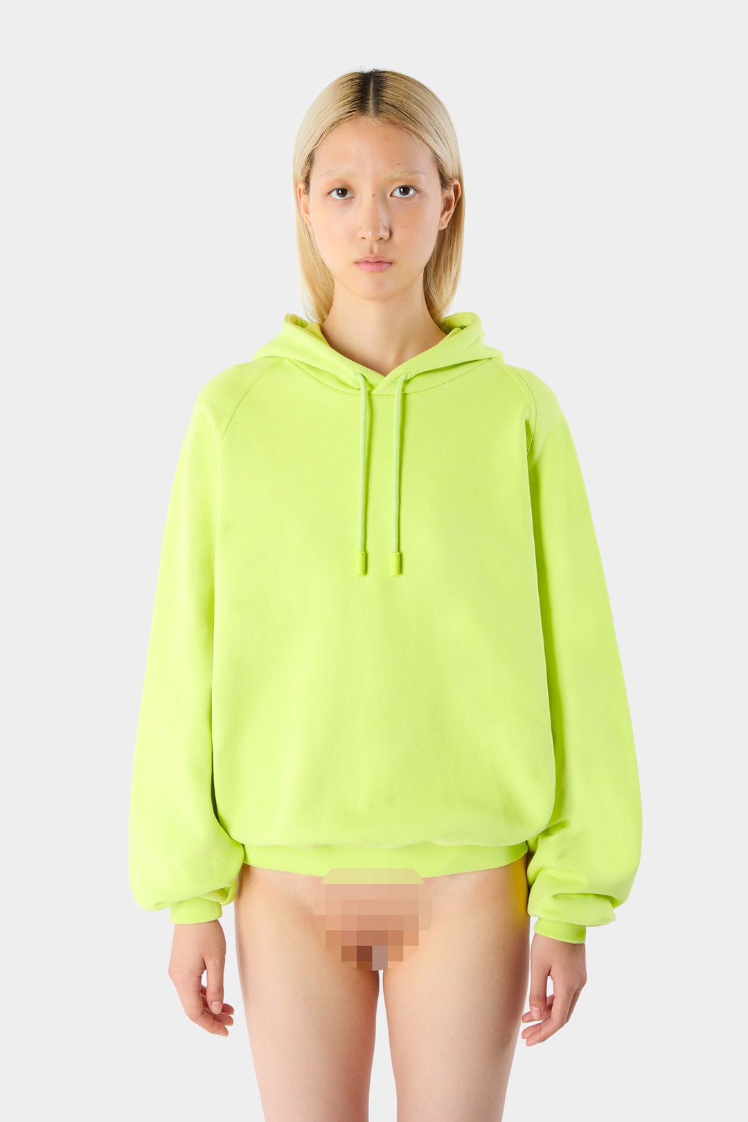 SMALL LOGO HOODIE / limeade - 2