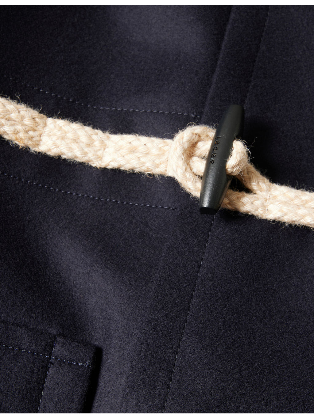 Melton Blouson Double-Layered Wool Blend Jacket - 7
