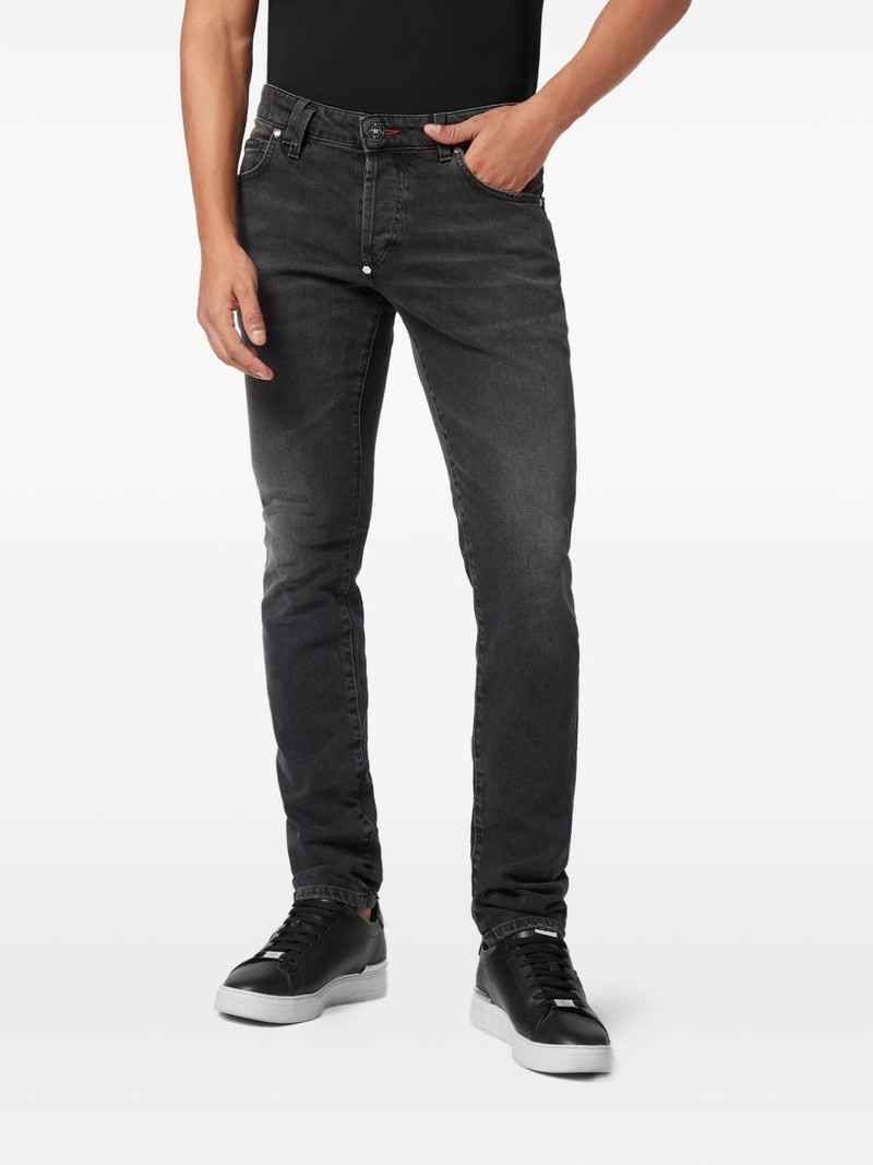 PHILIPP PLEIN monogram-skull jeans outlook