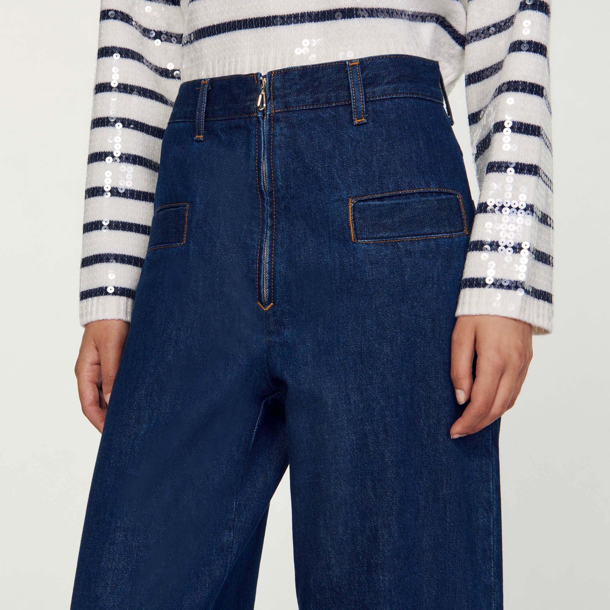 HIGH-WAISTED JEANS - 4