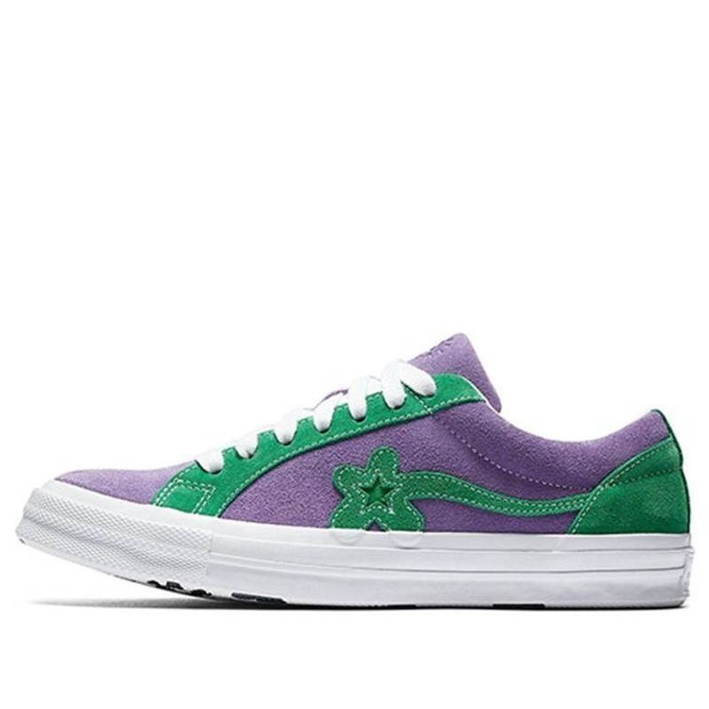 Converse One Star Ox Tyler 제작자 골프 르 Fleur 자주색 녹색 - 1